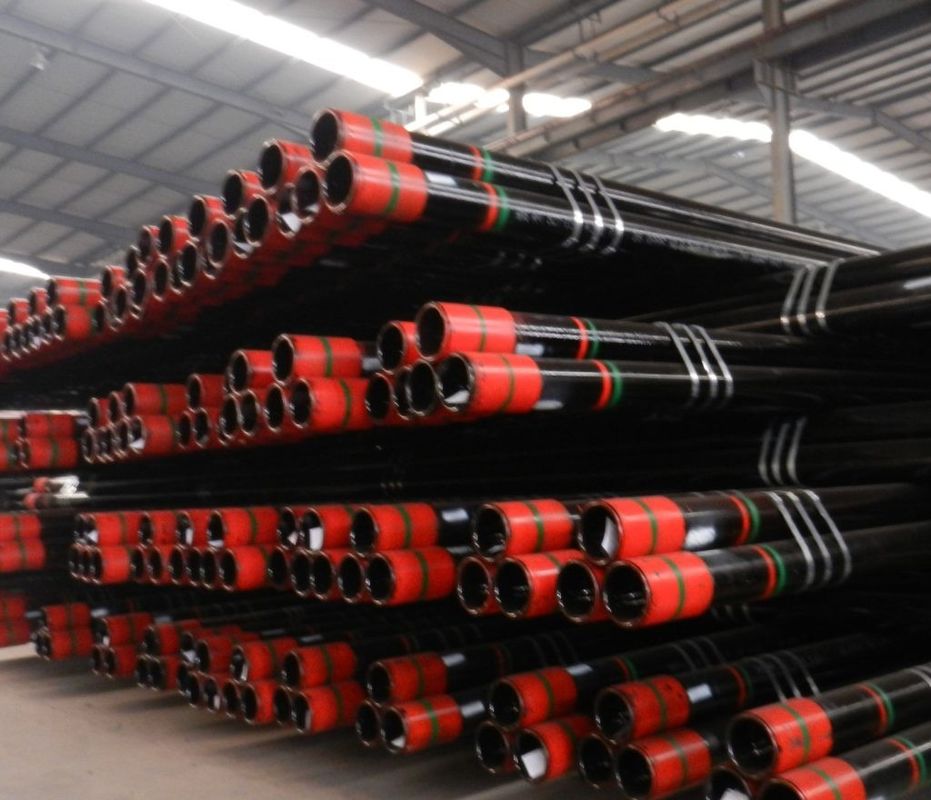 API 5CT স্ট্যান্ডার্ড OD 9 5/8 47lb/ft N80 BTC 38' Casing Joint Oil Tubing and Casing With Coupling for Drilling