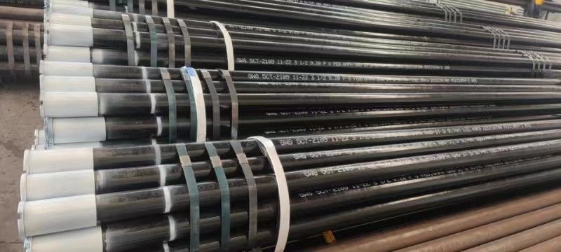 API 5CT স্ট্যান্ডার্ড OD 9 5/8 47lb/ft N80 BTC 38' Casing Joint Oil Tubing and Casing With Coupling for Drilling