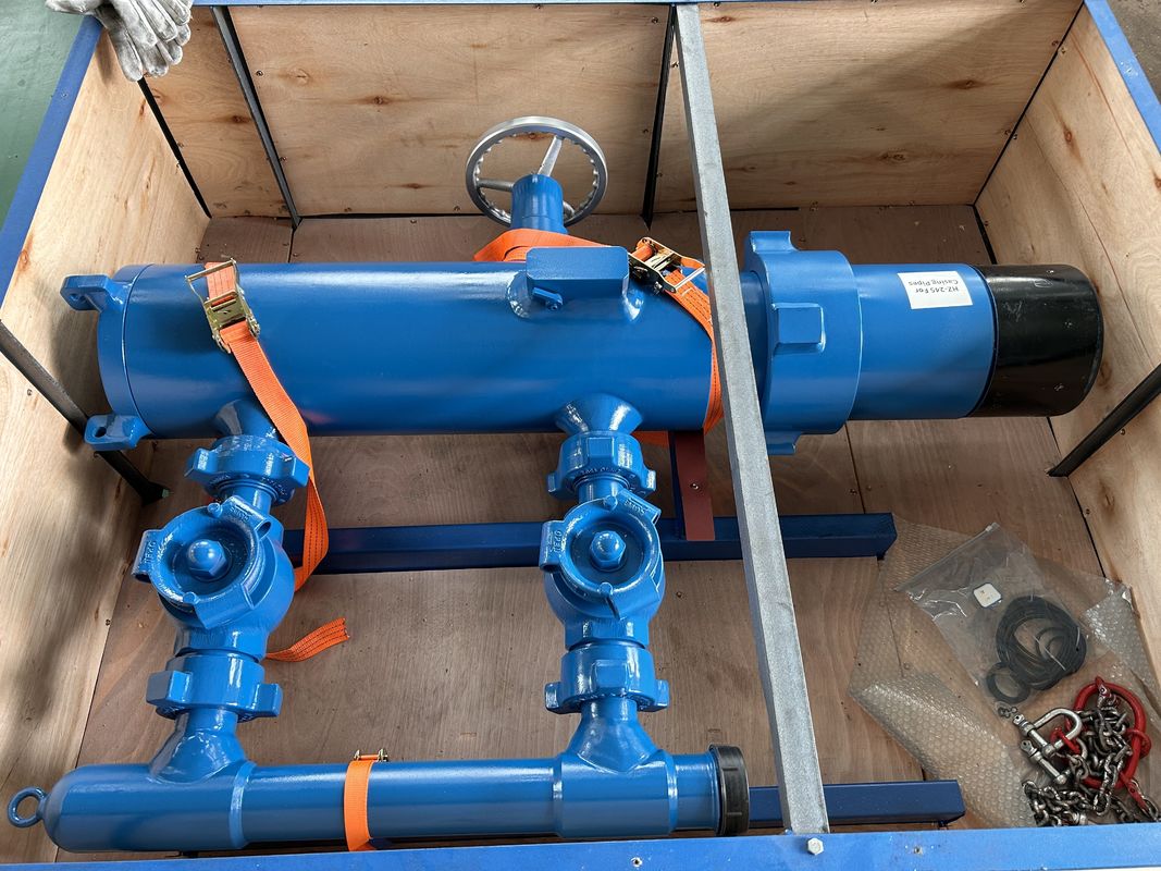 13-3/8 'এপিআই কেসিং এলটিসি বিটিসি বাকল সংযুক্ত 35 এমপিএ ওয়ার্কিং চাপ 54 এমপিএ টেস্ট চাপ ডাবল প্লাগ সিমেন্টিং হেড