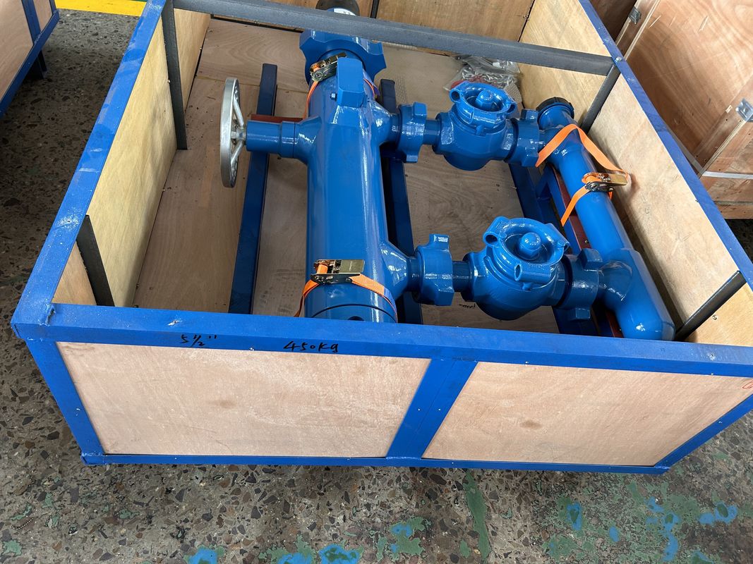 13-3/8 'এপিআই কেসিং এলটিসি বিটিসি বাকল সংযুক্ত 35 এমপিএ ওয়ার্কিং চাপ 54 এমপিএ টেস্ট চাপ ডাবল প্লাগ সিমেন্টিং হেড