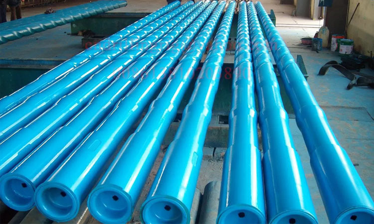 API Standard 196.8 mm Outside Diameter 71.4 mm Inside Diameter 9150 or 9450 mm Length Drill Collar